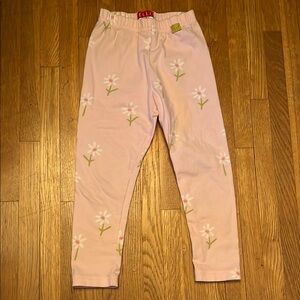 Elle Pink Floral Leggings